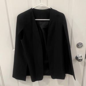 Black cape jacket